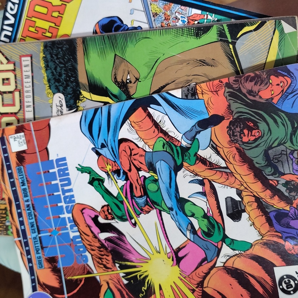 3 DC Comics Colorful Comic Books